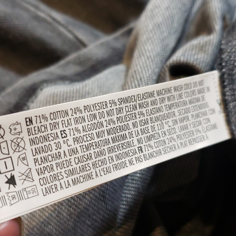 NWOT Acid Wash Grey Skater Dress F21 Women's M - Picture 8 of 8